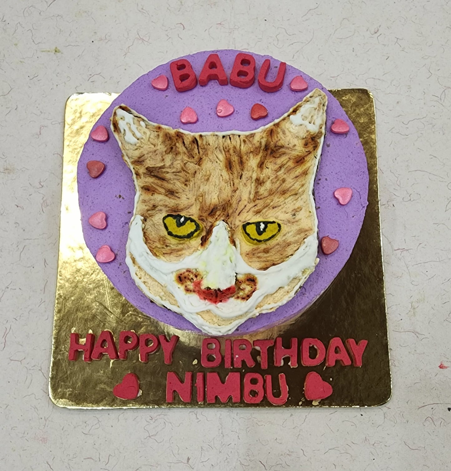 Cat Face Cake - 450 Gm