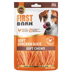 First Bark Soft Chicken Slice 70 Gm