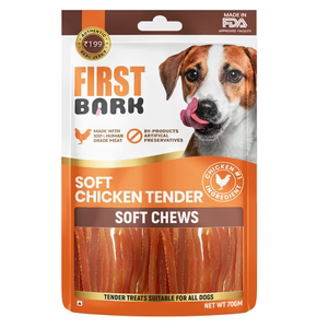 First Bark Soft Chicken Tenders 70 gm