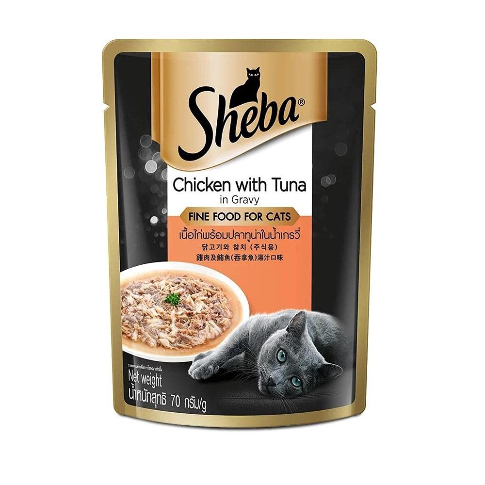 Sheba Chicken With Tuna In Gravy