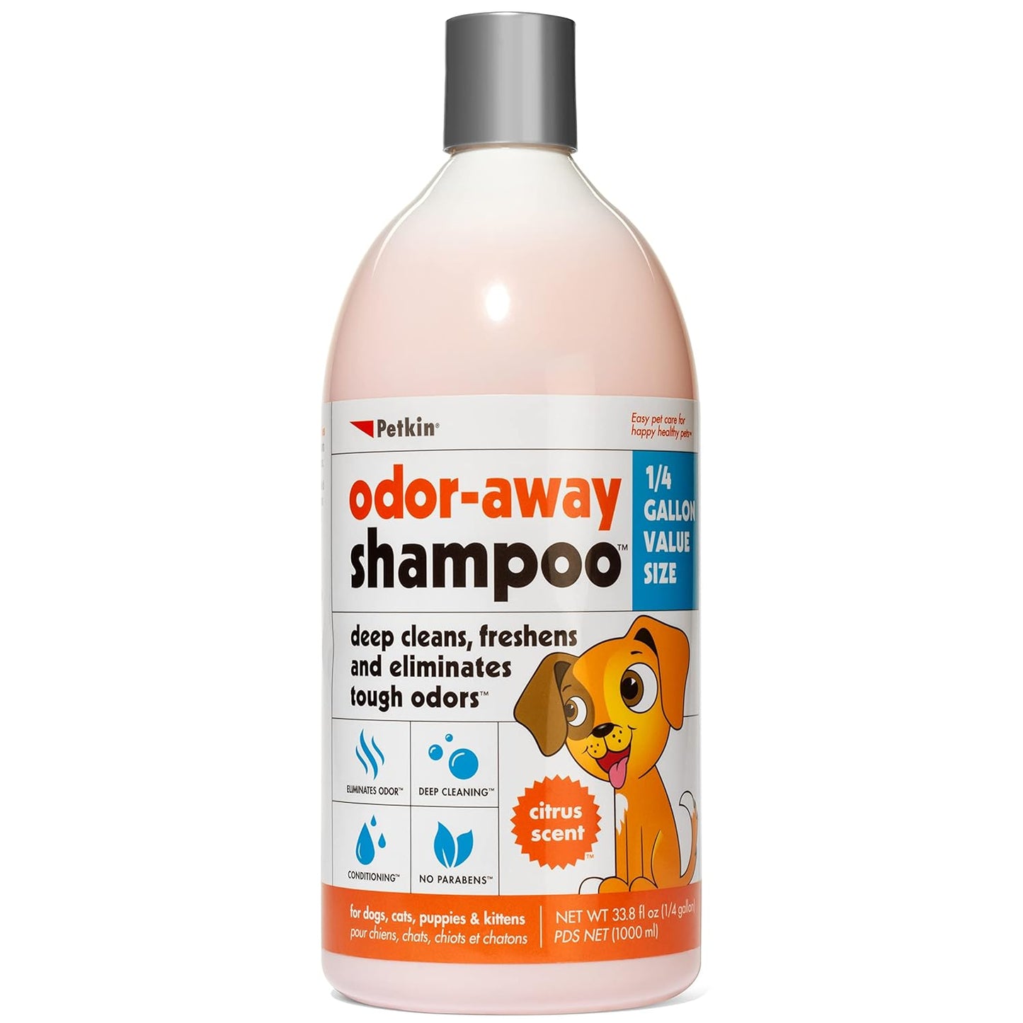 Petkin Odor Away Shampoo 1000 ML