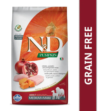 Farmina N&D Pumpkin Chicken & Pomegranate Adult Medium/Maxi