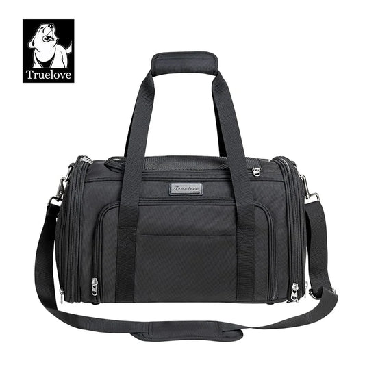 Truelove 3 Side Expandable Duffle Carrier Black  (L)