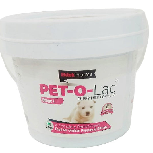 Pet-O-Lac Stage 1 Puppy Milk Formula 250 Gms