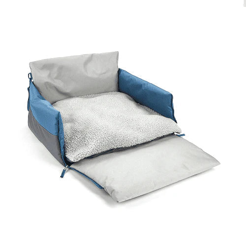 FOFOS Car Seat Carrier & Bed Grey/Blue