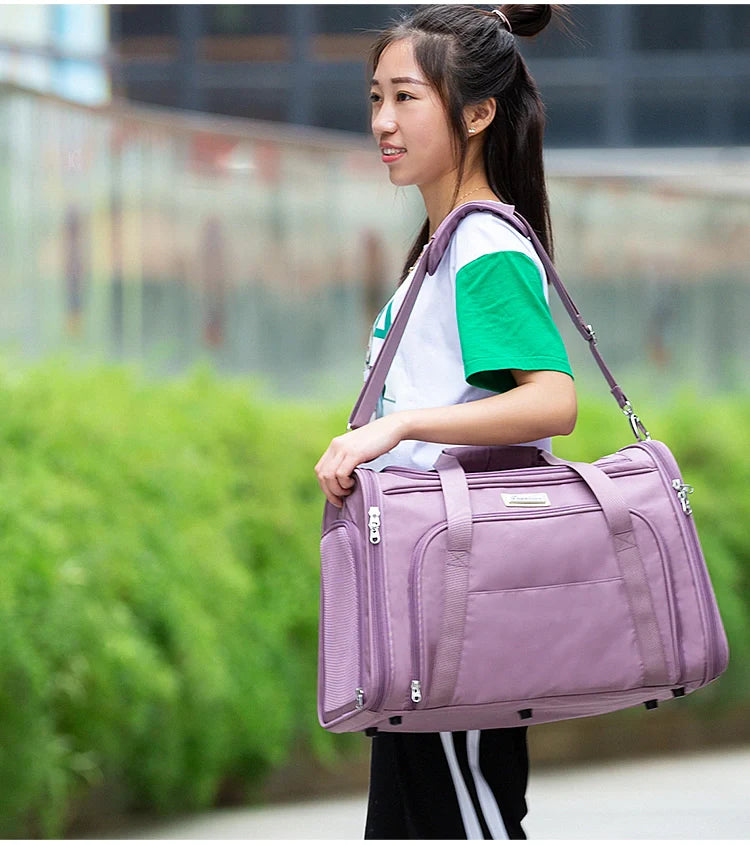 Truelove 1 Side Expandable Duffle Carrier - Wistful Mauve